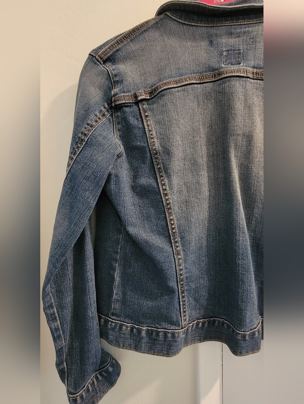 GAP Stretch Denim Jacket - Blue M - Picture 10 of 12